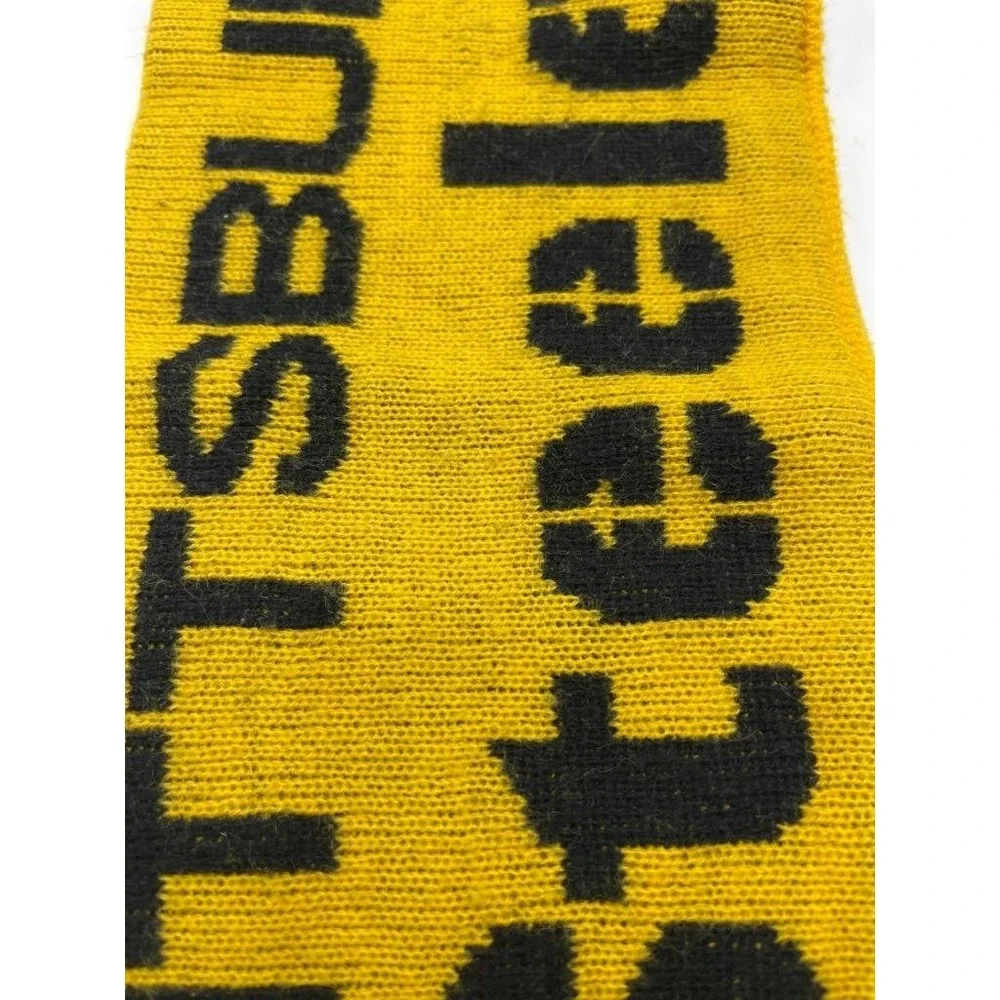 Pittsburgh Steelers Scarf NFL Football Black Yellow‎